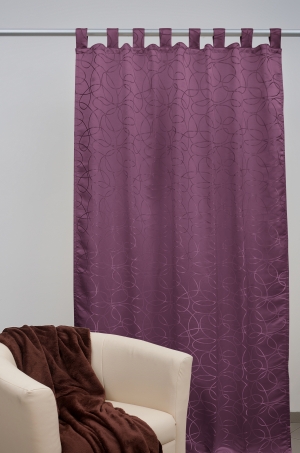 Készrevarrt, sötétítő függöny, „Maribor“ lila mérete: 240cm × 140cm 2db