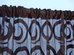 Fényáteresztő készfüggöny, barna színű méretei: 240cm × 300cm