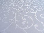 Dekorační teflónový bílý ubrus rozměrů: 40 x 90cm 