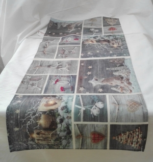 Karácsonyi dekor astalterítő méretei: 40 x 85cm anyag: pamut