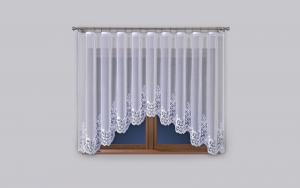 Jacquard, fényáteresztő készfüggöny „Konfekció“ ablak vagy ajtó