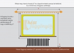 Jacquard, fényáteresztő függöny, méterárú „moderna“