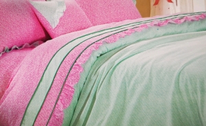 Bavlněné ložní povlečení „Pink“ rozměrů: 70cm×90cm (2ks) + 140cm×200cm (2ks)