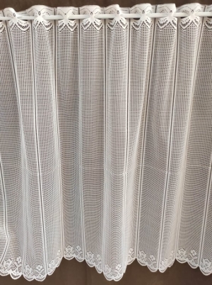 Záclona bílá metrážová vitrážka „80“
