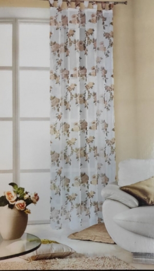 Készrevarrt, könnyű dekorációs függönyök „00014“ magasság: 300cm és szélleség: 140cm 2db