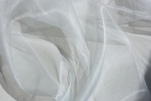 Záclona „bíla“ metrážová Organza 44060-01 