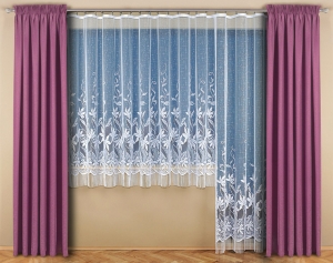 Jacquard, fényáteresztő készfüggöny „Anna“