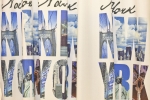 Hotový závěs pro děti „New york“ výška: 240cm šírka: 140cm + našitá tunelová páska 2ks závěsu