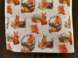 Dísz párnahuzat husvéti méretei:  47cm × 47cm