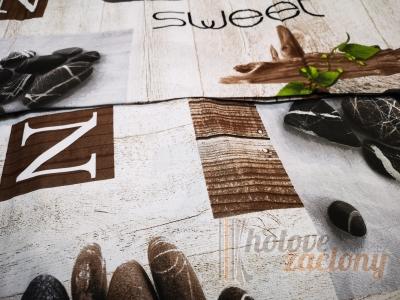 Bavlněné ložní povlečení „Sweet Zen“ rozměrů: 70cm×90cm (2ks) + 140cm×200cm (2ks)