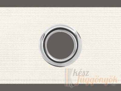 Fehér szalag ezüst karikával szélessége: 10cm