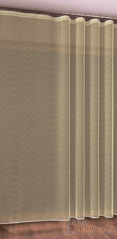 Készrevarrt, Voile krém színű függöny „Eső“ méretei: 160cm × 300cm