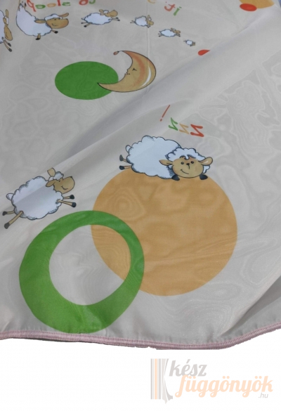 Gyerekmintás fényáteresztő függöny méterárú 