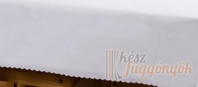 Fehér köralakú teflonos asztalterítő, átmérője Ø 150 cm