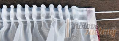 Záclona metrážová Organza „Krémová Liliana 02“