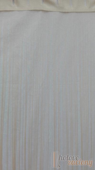 Šnúrková čierna záclona, rozmeru 90 × 245cm ( posledný kus )