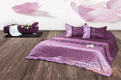 Prehoz bavlna / polyester „Orchidea“ rozmerov: 210 × 240cm