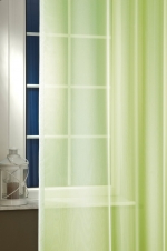 Záclona metrážová organza „Zelená Liliana 11“ – svieža elegantná záclona na mieru