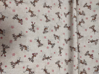 Vánoční látka metráž: „Sobíky“