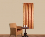 Hotový závěs dekoratívni béžová „Lamia“ rozměrů: 180 × 138cm 2ks