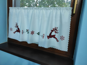 Egyedi darab készfüggöny 1318 magassága:45cm x szélleség: 140cm