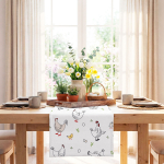 Veľkonočný obrus „Sliepočka“ – metráž šírka 160 cm