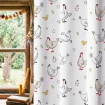 Veľkonočný záves „Sliepočka“ – dekoračná látka šírka 160 cm