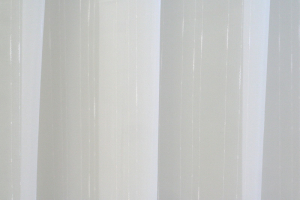 Organza, fényáteresztő függöny, méterárú, 5369/175/01 fehér voile ólomzsinórral