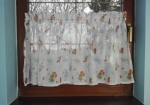 Hotová záclona vitrážka bylinky rozměrů: 150 × 57cm