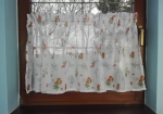 Hotová záclona vitrážka bylinky rozměrů: 150 × 57cm