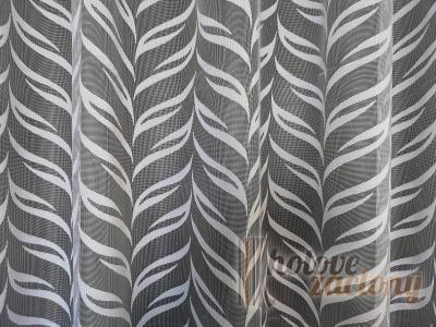 Hotová záclona bíla „Dorota“ žakarová rozmerů: 180cm × 500cm