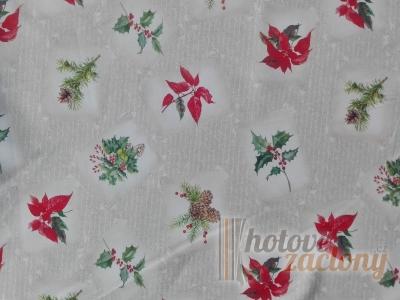 Vánoční obšitý ubrus Vámi volených rozmerů 3, material: bavlna