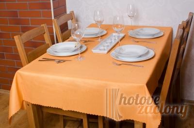 Teflonový ubrus rozměrů: 140 x 200 cm "oranžový"