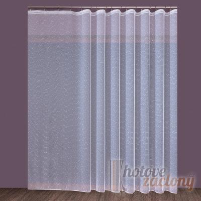 Hotová bíla záclona 