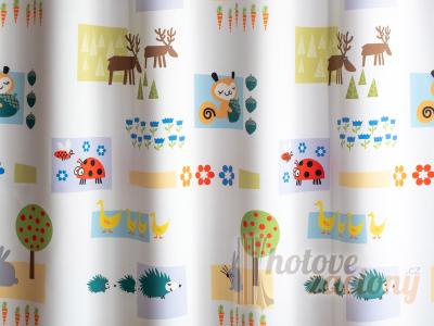 Závěs dim-out metrážový „KIDDY/145/01“ 