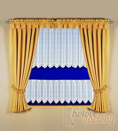 Záclona metrážová vitrážka „A 3674“