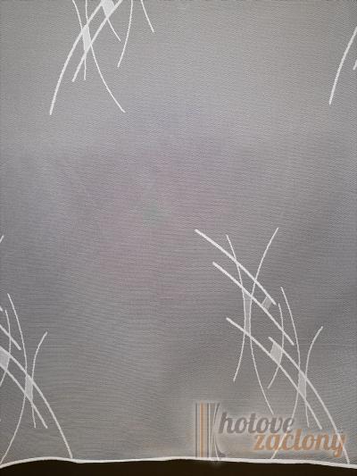 Záclona metrážová žakarová bíla 27 vyrobené v nemecku