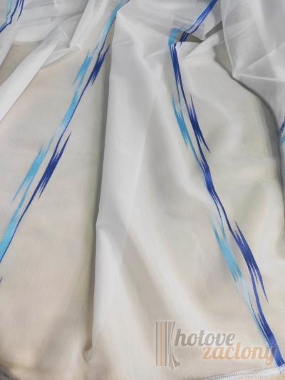 Záclona bíla metrážová voál hladký 