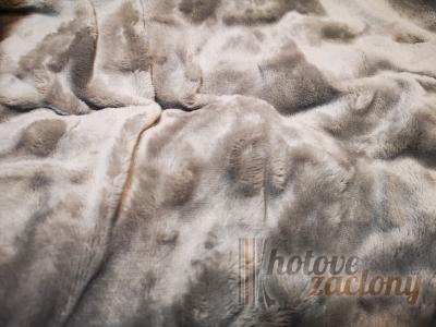 Plachta z mikryplyšu sivá rozměrů: 180cm×200cm×20cm (1ks)