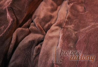 Plachta z mikryplyšu hnědá rozměrů: 180cm×200cm×20cm (1ks)