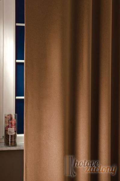 Závěs black-out metrážový „Hermes“ kalanderizovaný „07 skořicový“ 