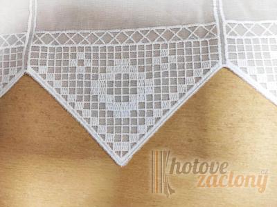 Záclona farebná metrážová voálová vitrážka  „gerster“