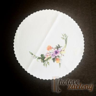 Dekorační ubrus rozměrů: Ø 35cm 