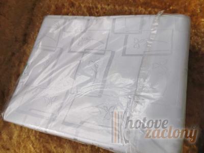 Teflonový obrus bíly oválny: Ø 150 x 220 cm vzor 5