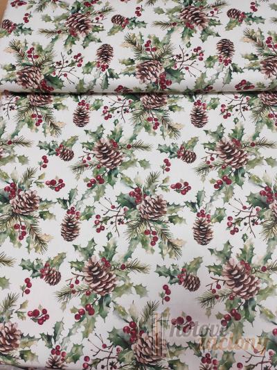 Ubrus metráž PES/BA „Vánoce 7“