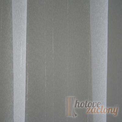 Bílá metrážová voálová záclona „Barbara“ – elegantní řešení na míru