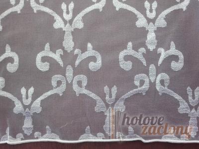 Bílá organza záclona metrážová – jemná a elegantní