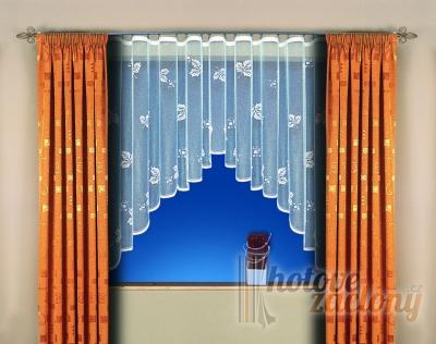 Hotová záclona žakár „Broňa“ 160cm × 350cm