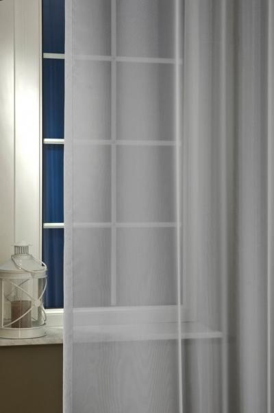 Záclona metrážová Organza „Antracit Liliana 44.6“