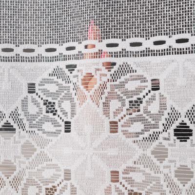 Hotová biela záclona žakár